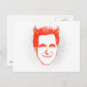 DEVIL ROMNEY BURST.png Briefkaart (Voorkant / Achterkant)