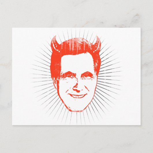 DEVIL ROMNEY BURST.png Briefkaart (Voorkant)