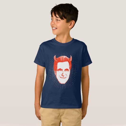DEVIL ROMNEY BURST.png T-shirt (Voorkant volledig)
