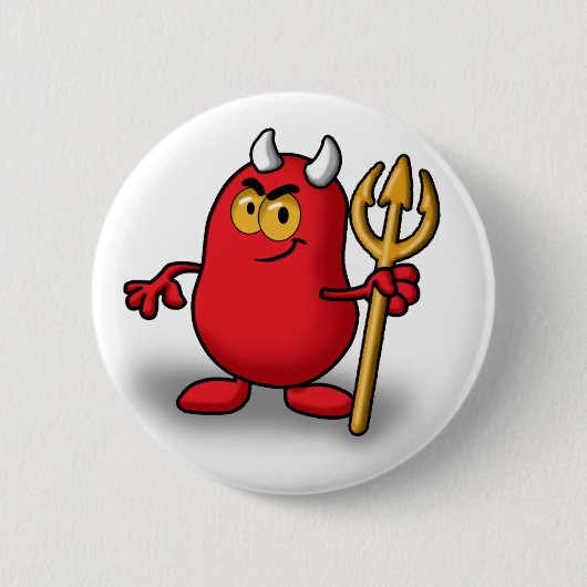 Devil Ronde Button 5,7 Cm (Voorkant)