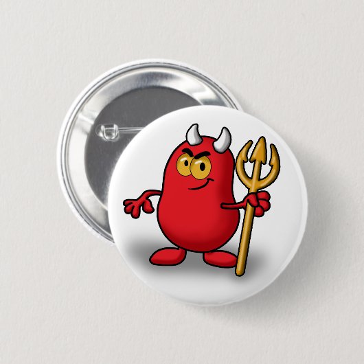 Devil Ronde Button 5,7 Cm (Voorkant /achterkant)