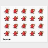 Devil Ronde Sticker (Vel)