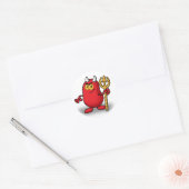 Devil Ronde Sticker (Envelop)
