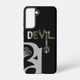 DEVIL Samsung Hoesjes Trend Abstracte Kunst Zwart  Samsung Galaxy Hoesje