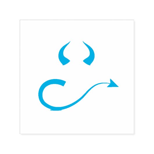 Devil sketch  zelfinktende stempel (Design)