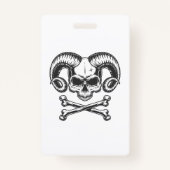 Devil Skull Badge (Achterkant)