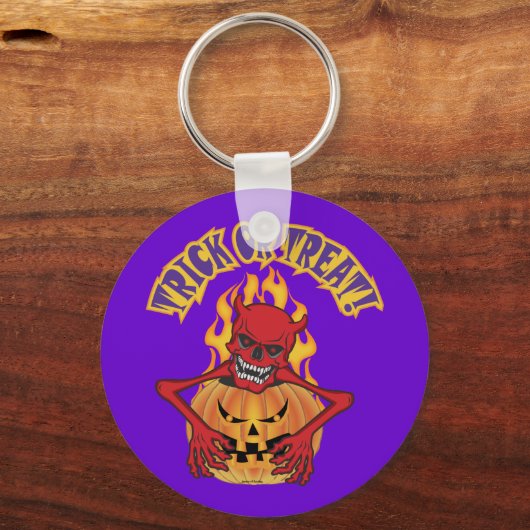 Devil Skull Sleutelhanger (Voorkant)