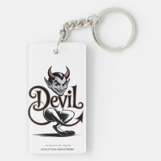 Devil Sleutelhanger (achterkant)