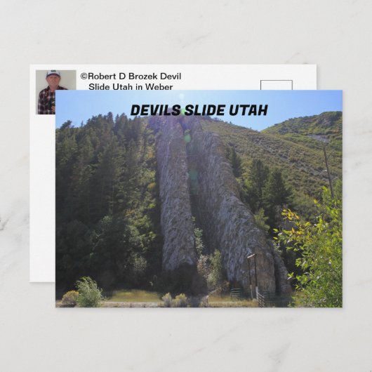 Devil Slide Utah Briefkaart (Voorkant / Achterkant)