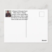 Devil Slide Utah Briefkaart (Achterkant)