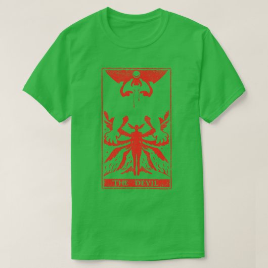 DEVIL TAROT T-SHIRT (Design voorkant)