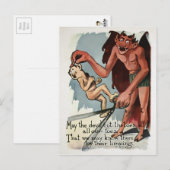  Devil Toes Briefkaart (Voorkant / Achterkant)