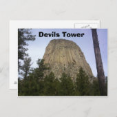 Devil Tower Briefkaart (Voorkant / Achterkant)