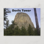 Devil Tower Briefkaart (Voorkant)