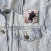 DEVIL VIERKANTE BUTTON 5,1 CM (In situ)