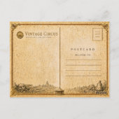 Devil, Vintage Circus Monster Briefkaart (Achterkant)