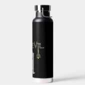 DEVIL Waterfles Trend Abstract Zwart Wit Goud (Links)