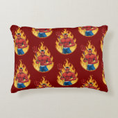 Devil with trident accent kussen (Voorkant)