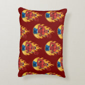 Devil with trident accent kussen (Achterkant (Verticaal))