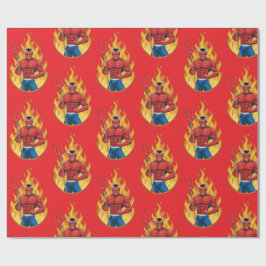Devil with trident cadeaupapier