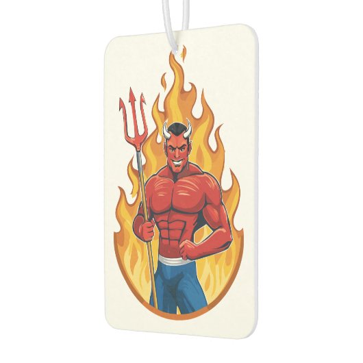 Devil with trident luchtverfrisser (Links)