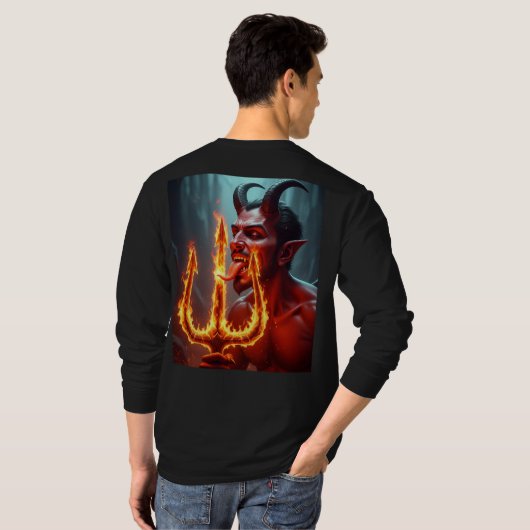 Devil Worship Trident T-shirt (Achterkant volledig)
