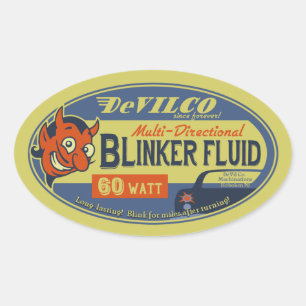 DevilCo Blinker Fluid Ovale Sticker