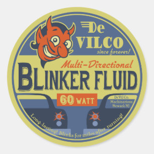 DeVilCo Blinker Fluid Ronde Sticker