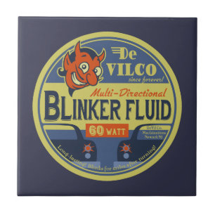 DeVilCo Blinker Fluid Tegeltje