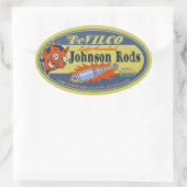 DeVILCO Left-Handed Johnsons Ovale Sticker (Tas)