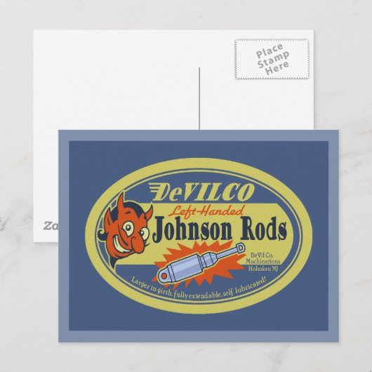 DeVILCO Linksbediende Johnsons Briefkaart (Voorkant / Achterkant)