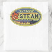 DeVilco Stoomreiniger Ovale Sticker (Tas)