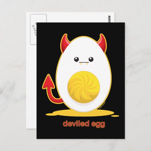 Deviled Egg Briefkaart (Voorkant / Achterkant)