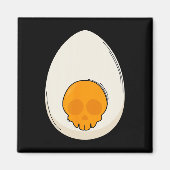 Deviled Egg Costume Devil Horns Halloween Love Egg Magneet (Voorkant)