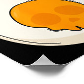 Deviled Egg Costume Devil Horns Halloween Love Egg Poster (Hoek)