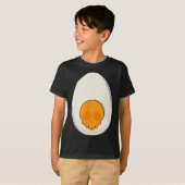 Deviled Egg Costume Devil Horns Halloween Love Egg T-shirt (Voorkant volledig)