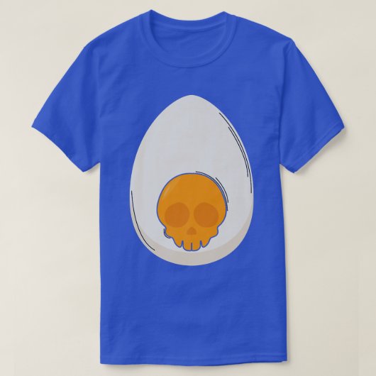 Deviled Egg Costume Devil Horns Halloween Love Egg T-shirt (Design voorkant)