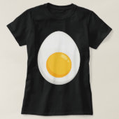 Deviled Egg Costume Devil Horns Halloween Love Egg T-shirt (Design voorkant)