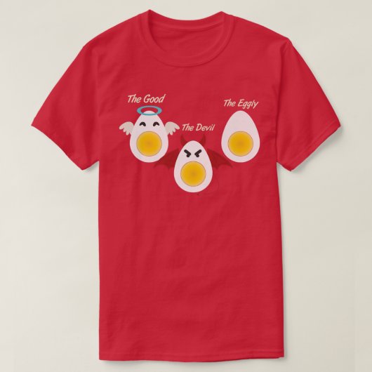 Deviled Egg Costume Funny Joke Halloween Love Eggs T-shirt (Design voorkant)