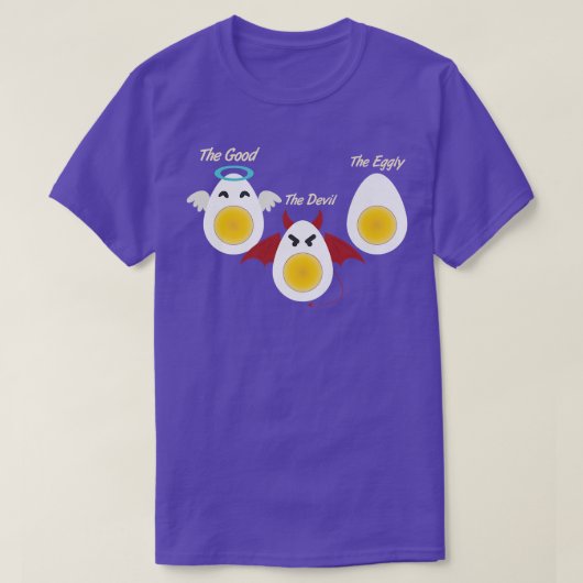 Deviled Egg Costume Funny Joke Halloween Love Eggs T-shirt (Design voorkant)