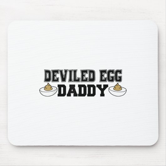 Deviled Egg Daddy - Funny Thanksgiving Deviled Egg Muismat (Voorkant)