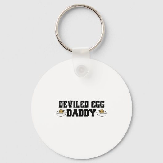 Deviled Egg Daddy - Funny Thanksgiving Deviled Egg Sleutelhanger (Voorkant)