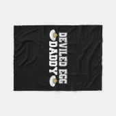 Deviled Egg Daddy - Grappige Thanksgiving Deviled  Fleece Deken (Voorkant (Horizontaal))