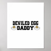 Deviled Egg Daddy - Grappige Thanksgiving Deviled Poster (Voorkant)