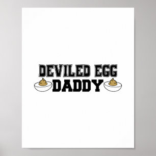 Deviled Egg Daddy - Grappige Thanksgiving Deviled Poster