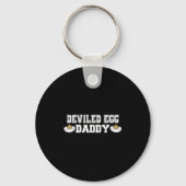 Deviled Egg Daddy - Grappige Thanksgiving Deviled Sleutelhanger (Voorkant)