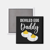 Deviled Egg Daddy Mannen Vrouwen Kinder Magneet (Voorkant / Achterkant)
