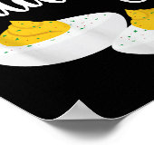 Deviled Egg Daddy Mannen Vrouwen Kinder Poster (Hoek)