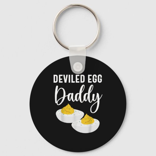 Deviled Egg Daddy Men Women Kids Sleutelhanger (Voorkant)