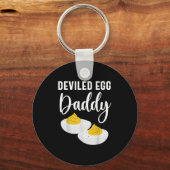 Deviled Egg Daddy Men Women Kids Sleutelhanger (Voorkant)